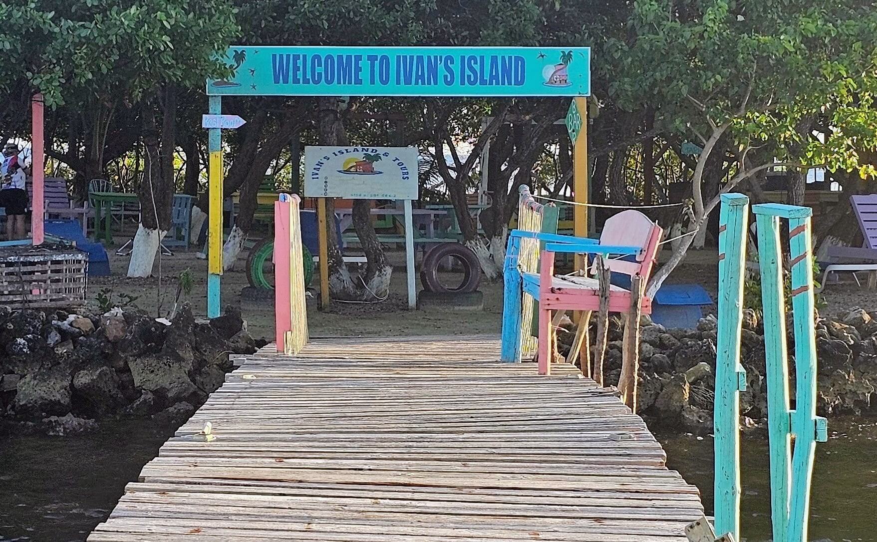 Ivan's Island Sign